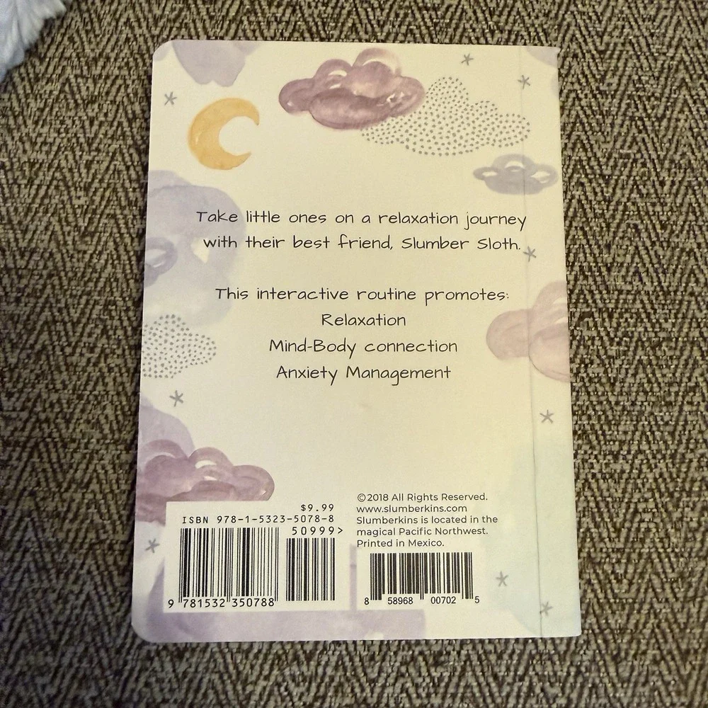 Slumberkins‎ Sloth Snuggler And Slumber Sloth Board Book Bundle Bedtime